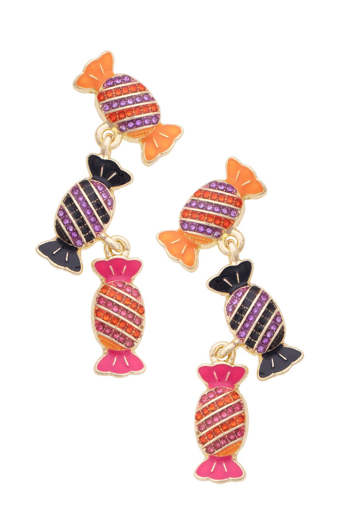 Linked Candy Earrings