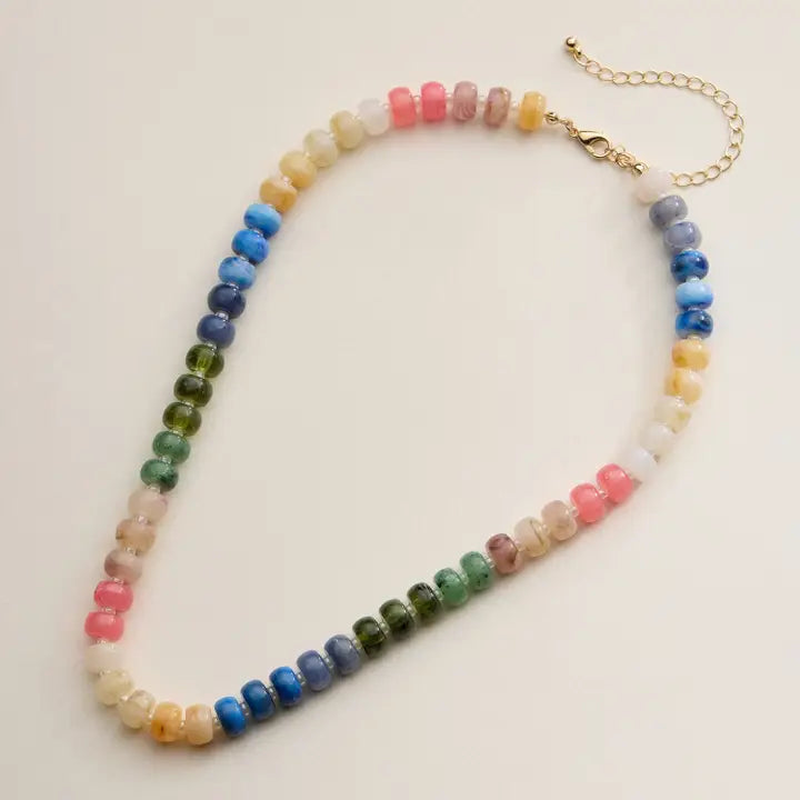 Gina Gradient Beaded Necklace