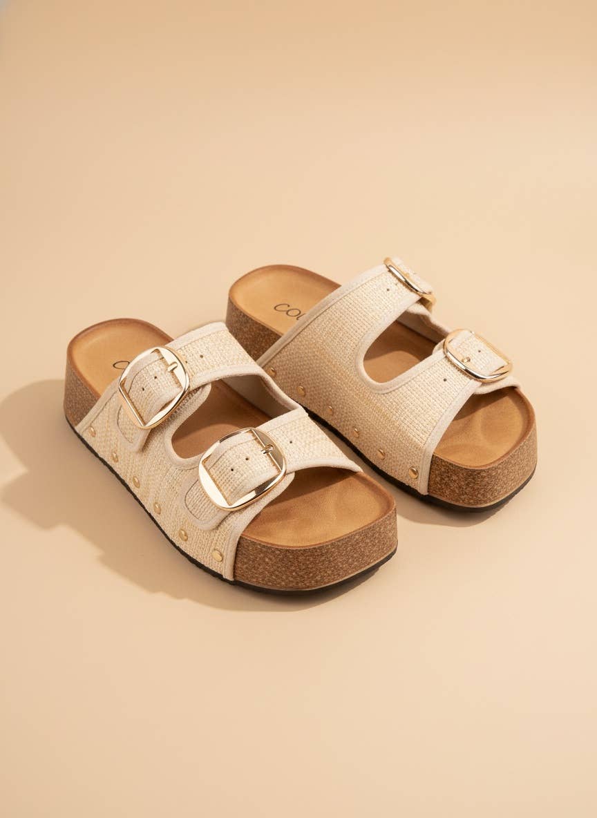 Nancy Double Strap Platforms