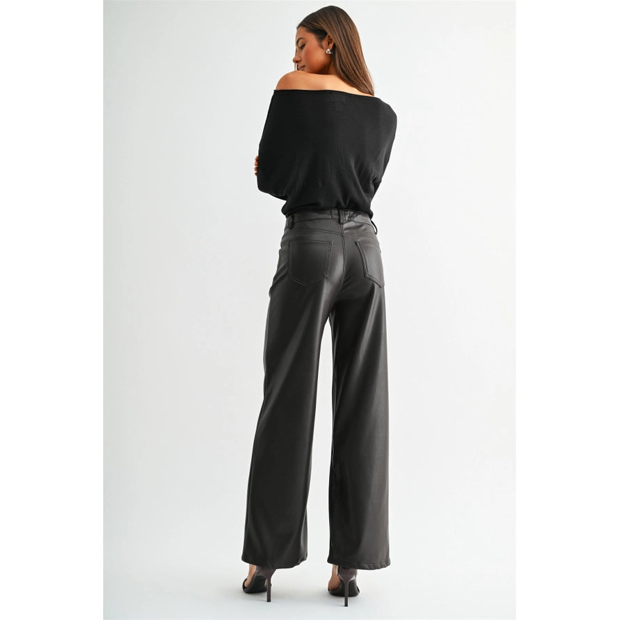 Tova Faux Leather Pants