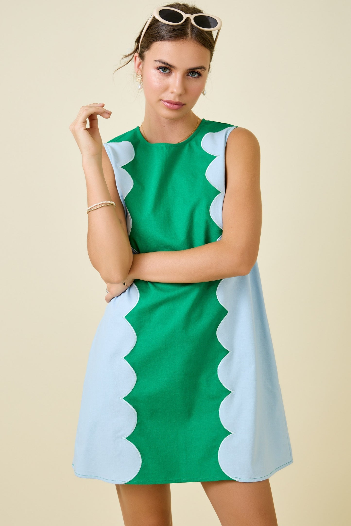 Brynna Scalloped Dress