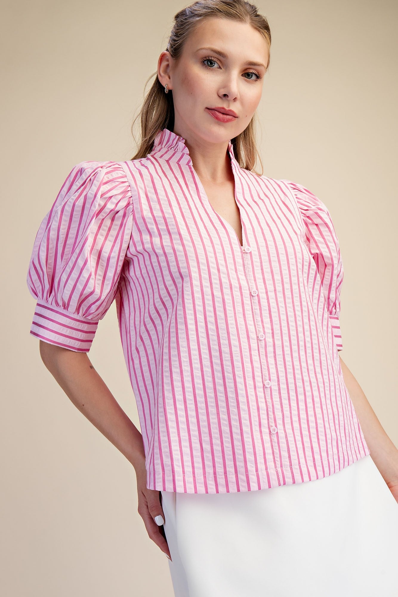 Honeybelle Striped Blouse