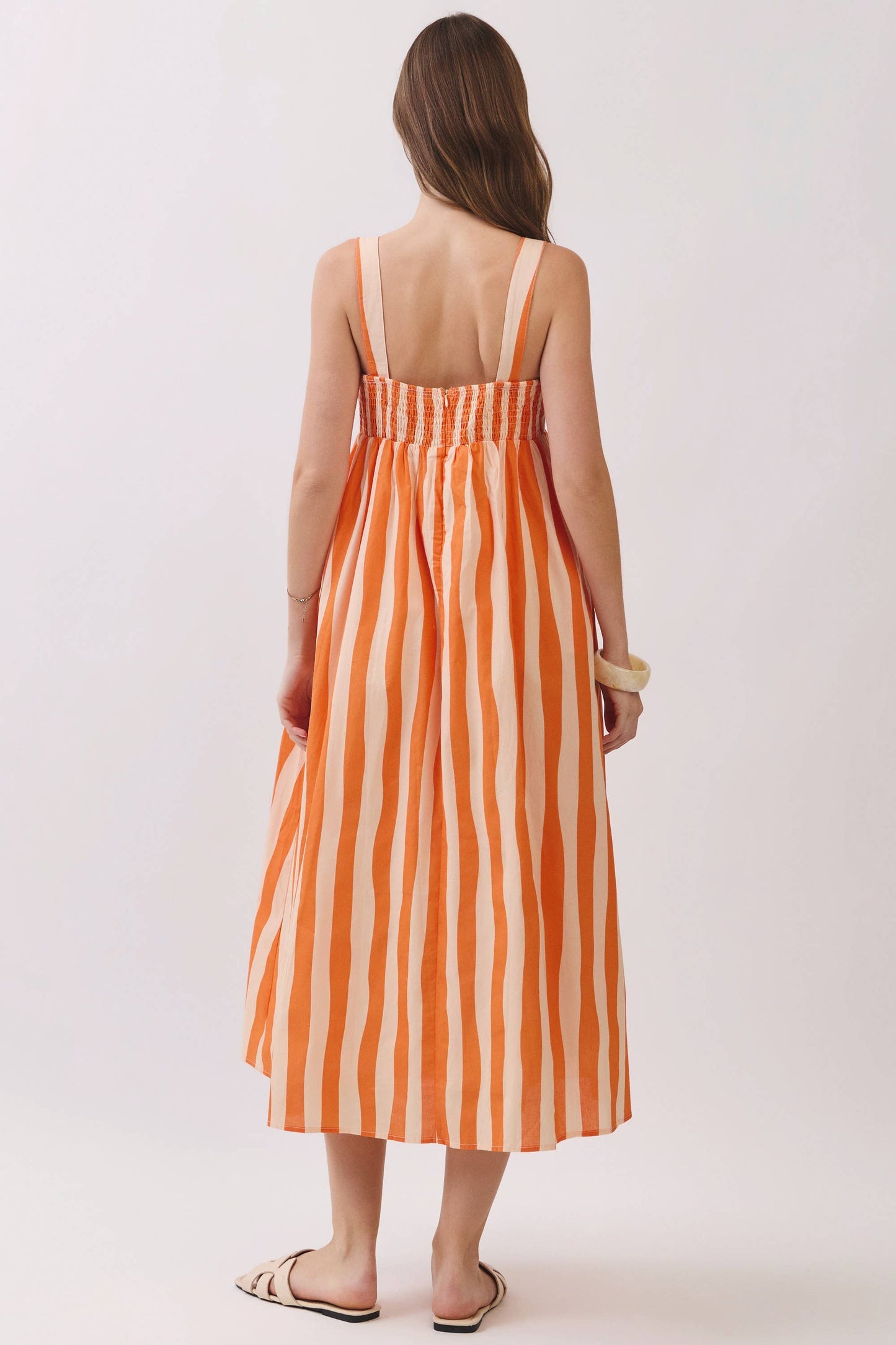 Striped Midi Dress