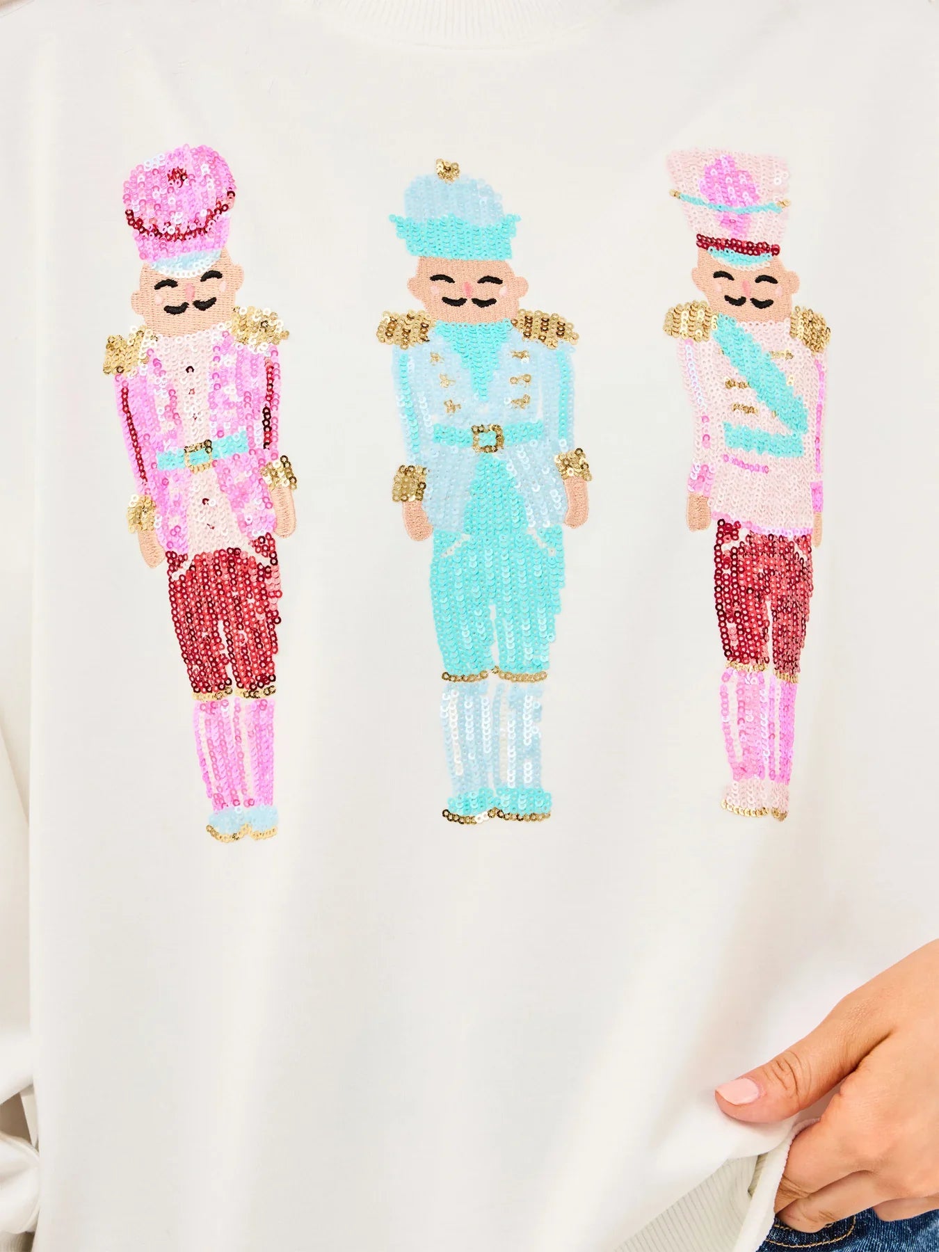 nutcracker sweater, holiday sweatshirt, women's holiday sweater, long sleeve holiday sweater