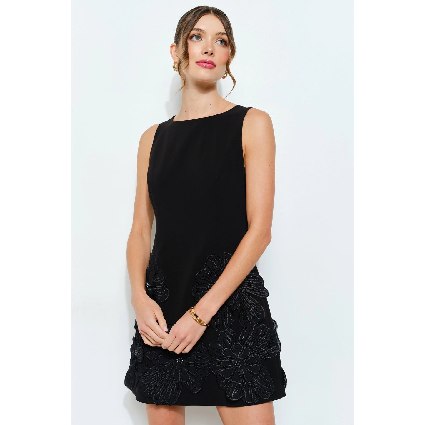 Floral Applique Dress