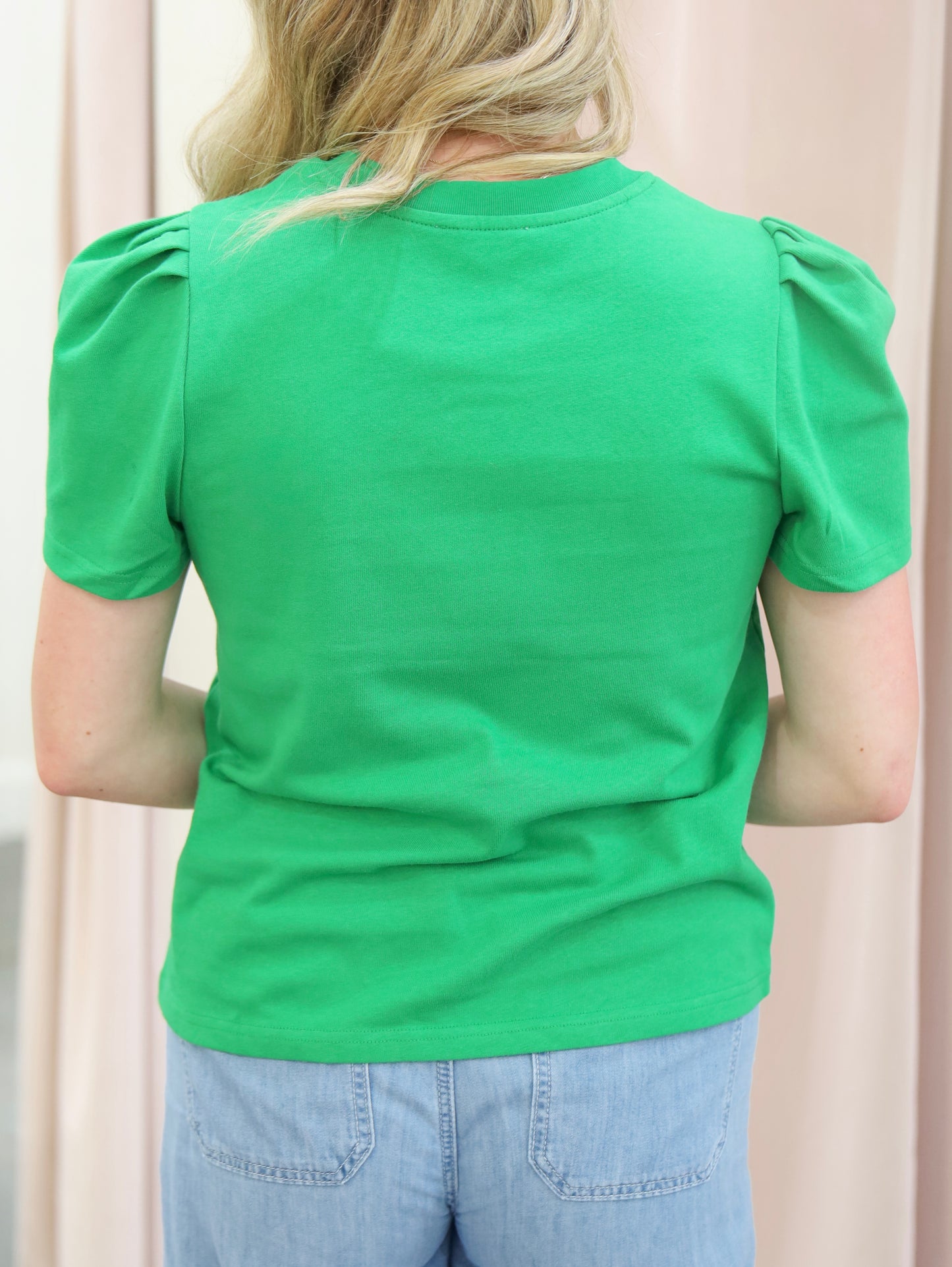 Larissa Pleat Sleeve Tee