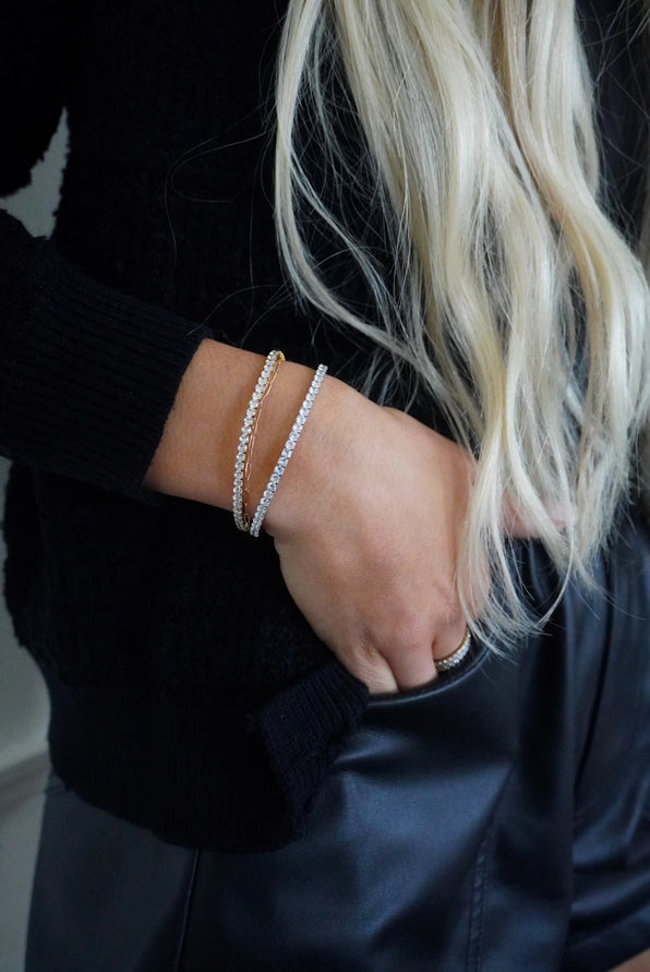 Thick Tennis Bracelet