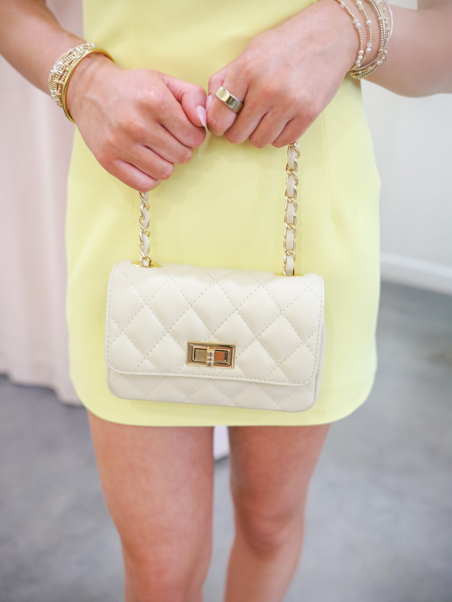 Vienna Quilted Clutch/Crossbody