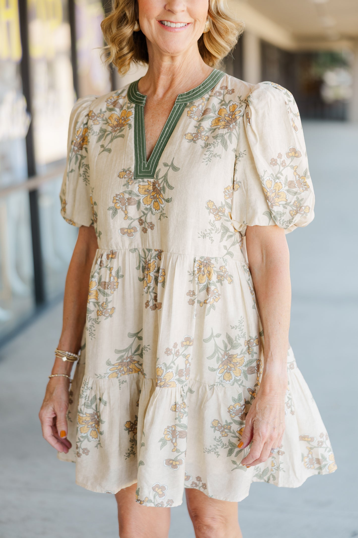 Puff Sleeve Dress