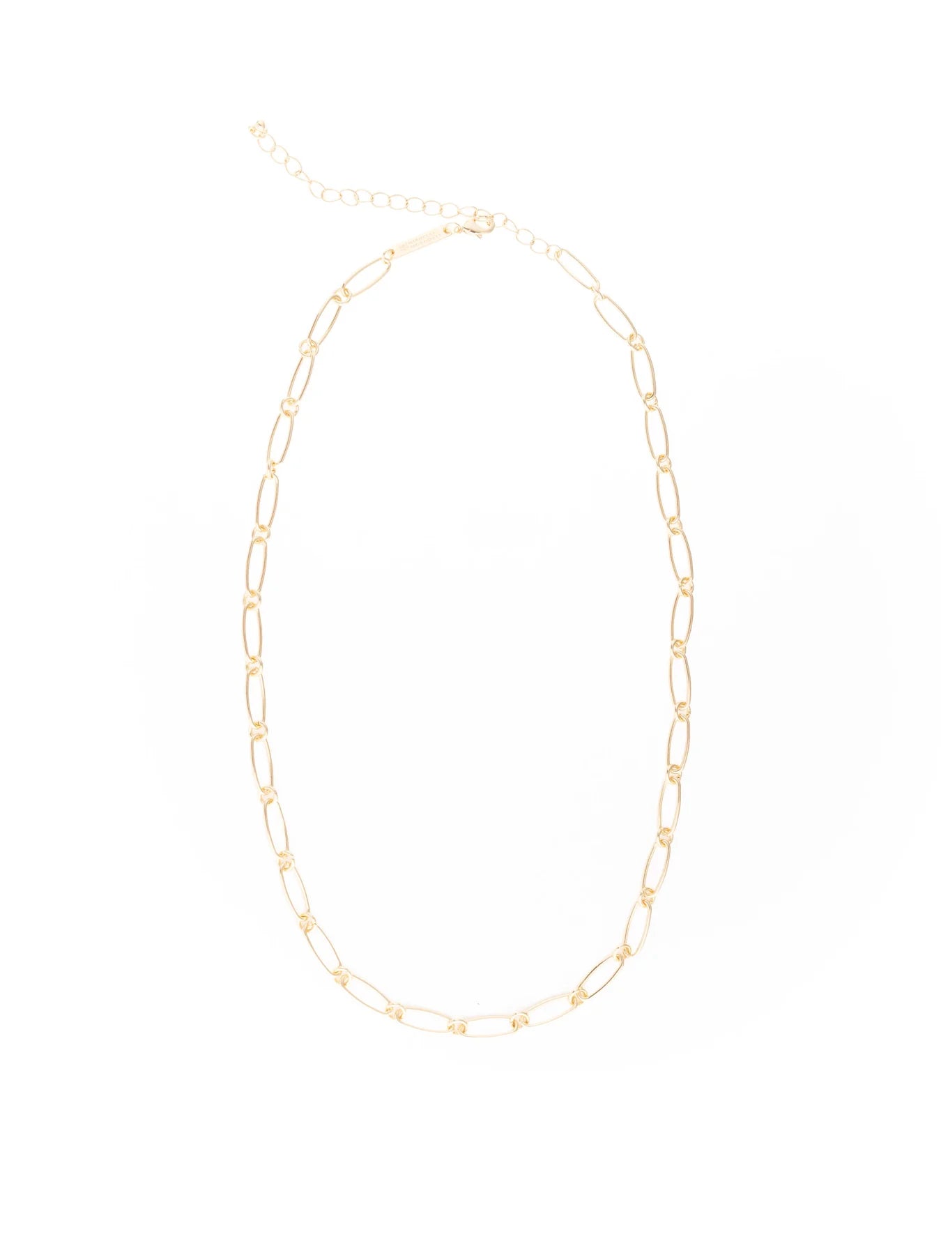 necklace, gold necklace, charm necklace, paperclip necklace