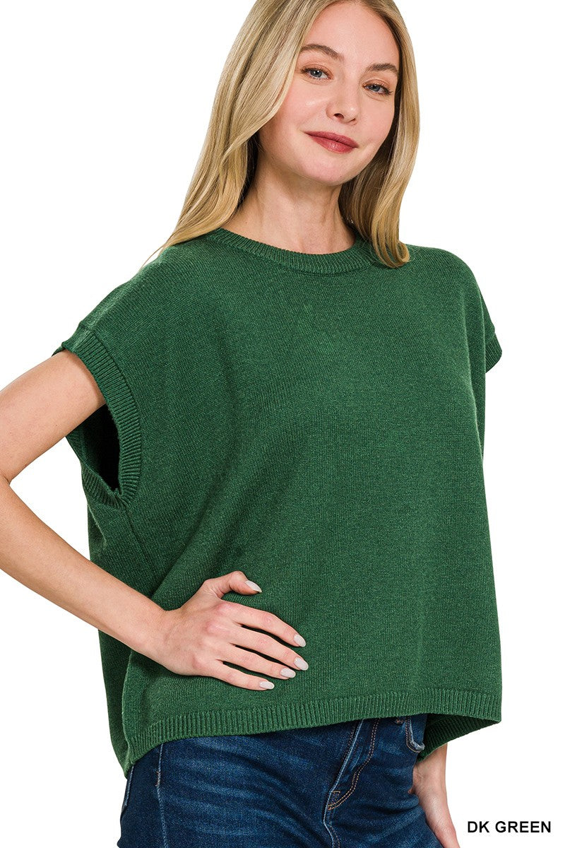 Oversized Sweater Vest