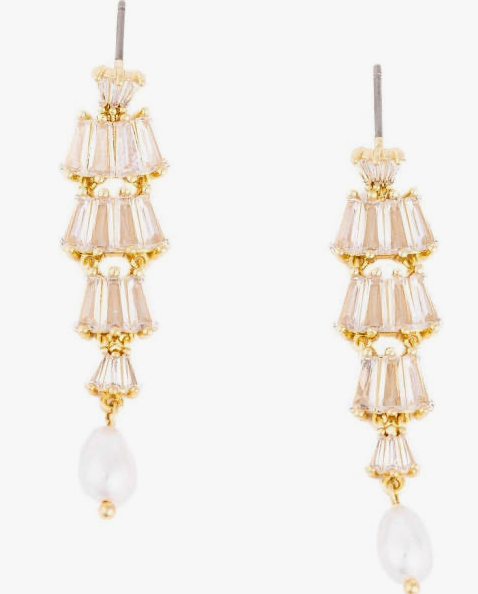 Gold earrings, fancy earrings, dressy earrings, homecoming earrings, must-have earrings, silver earrings, pearl earrings, dangle earrings