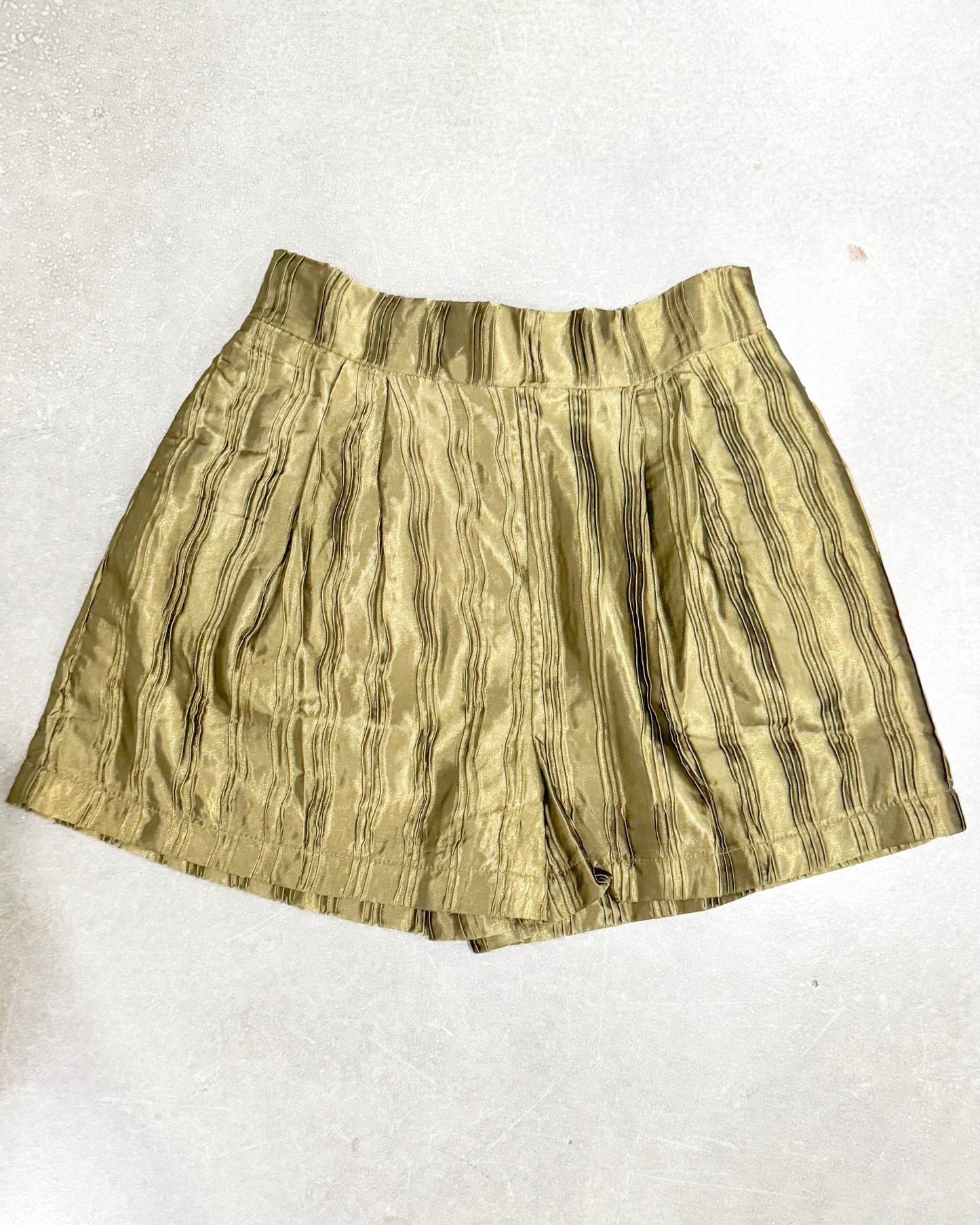 Pleated Shorts