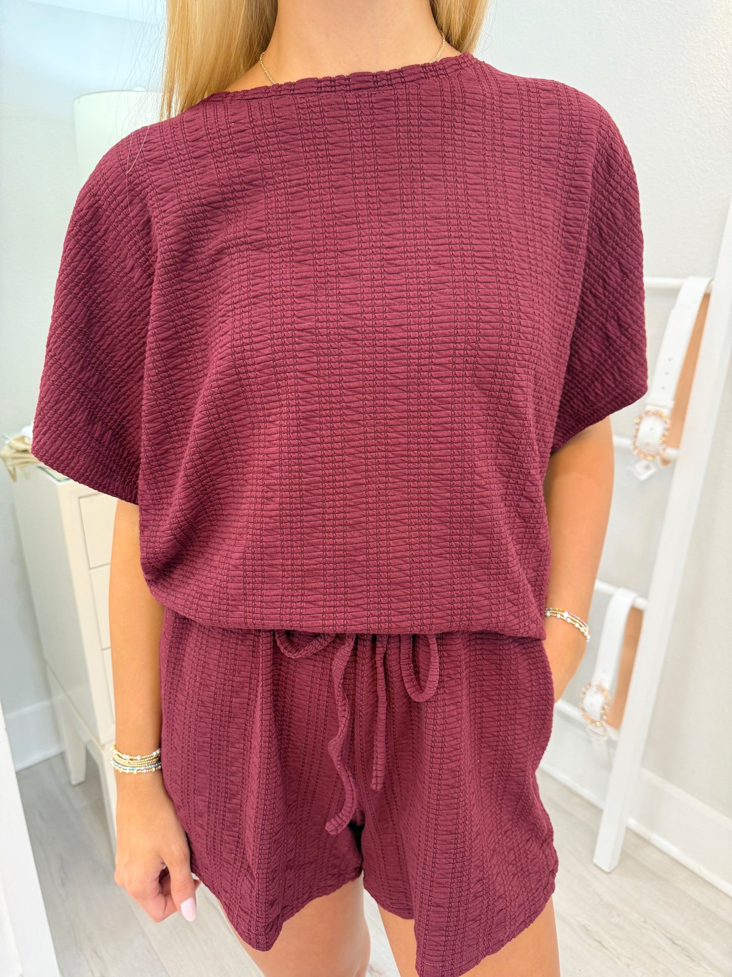 Textured Knit Set