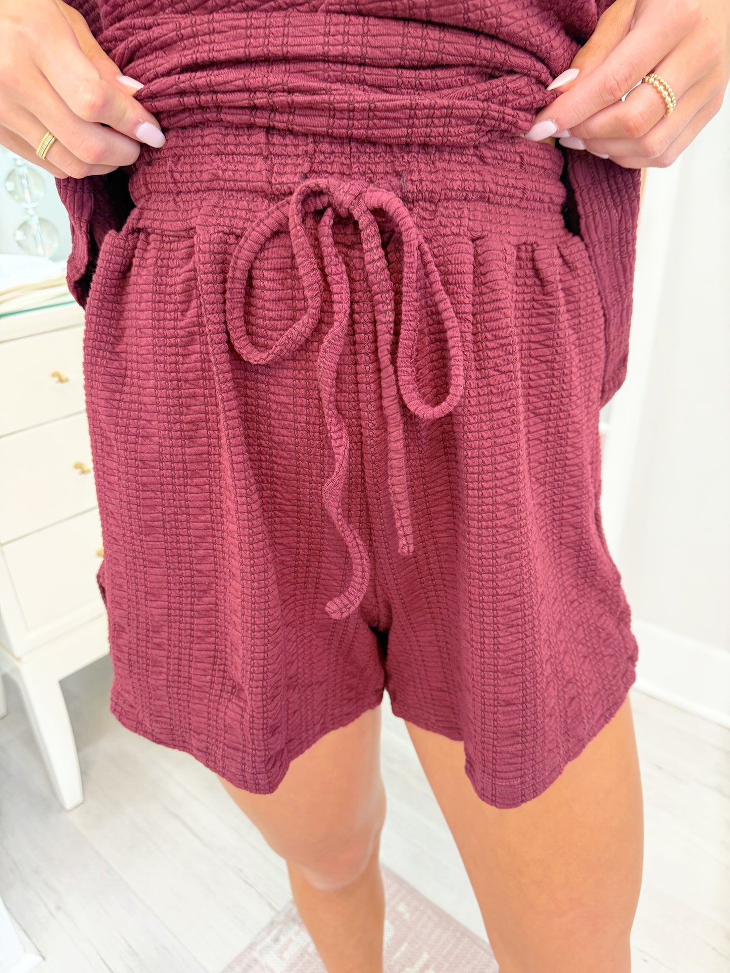 Textured Knit Set