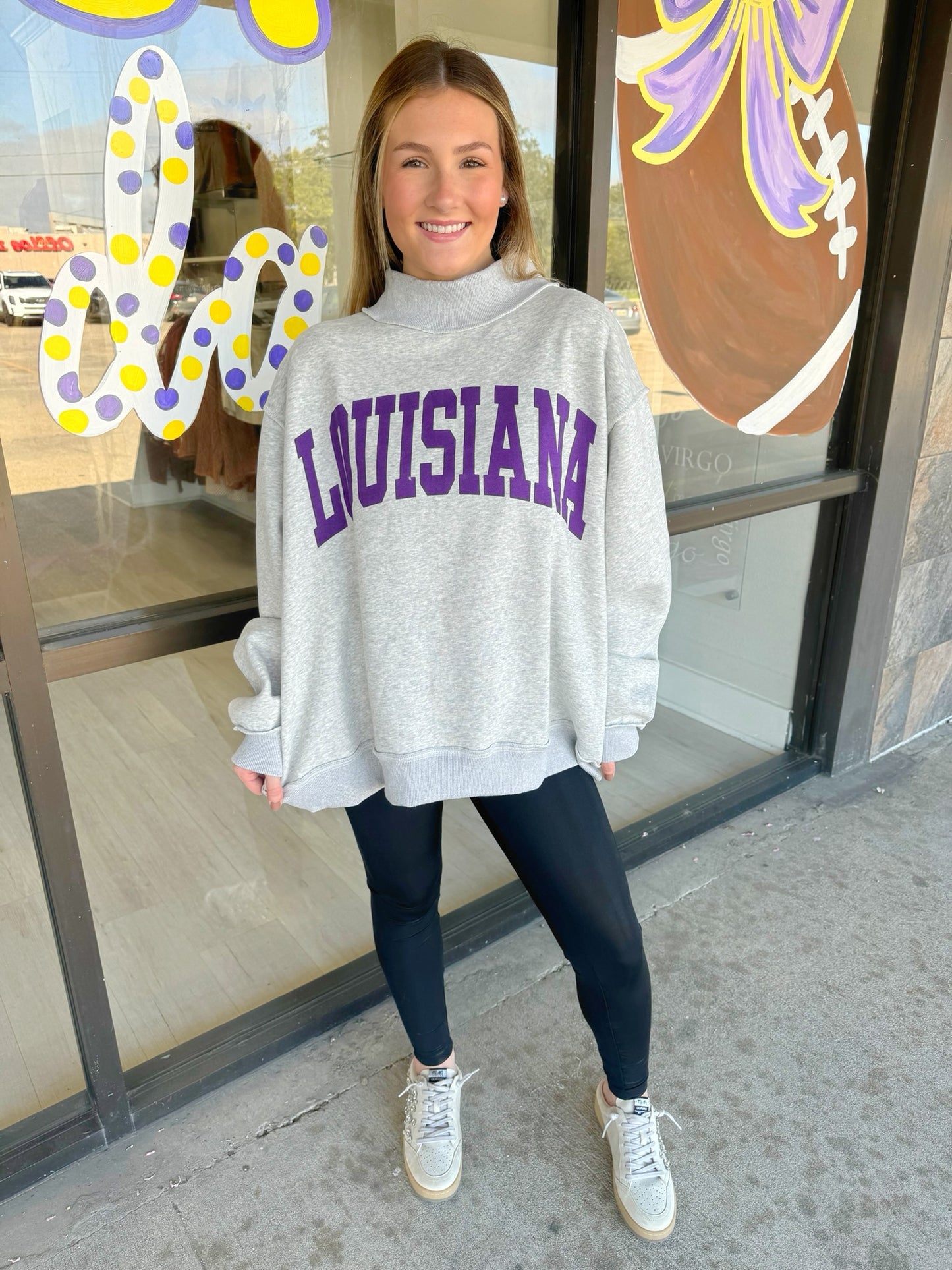 LA & Tigers Reversible Mock Neck