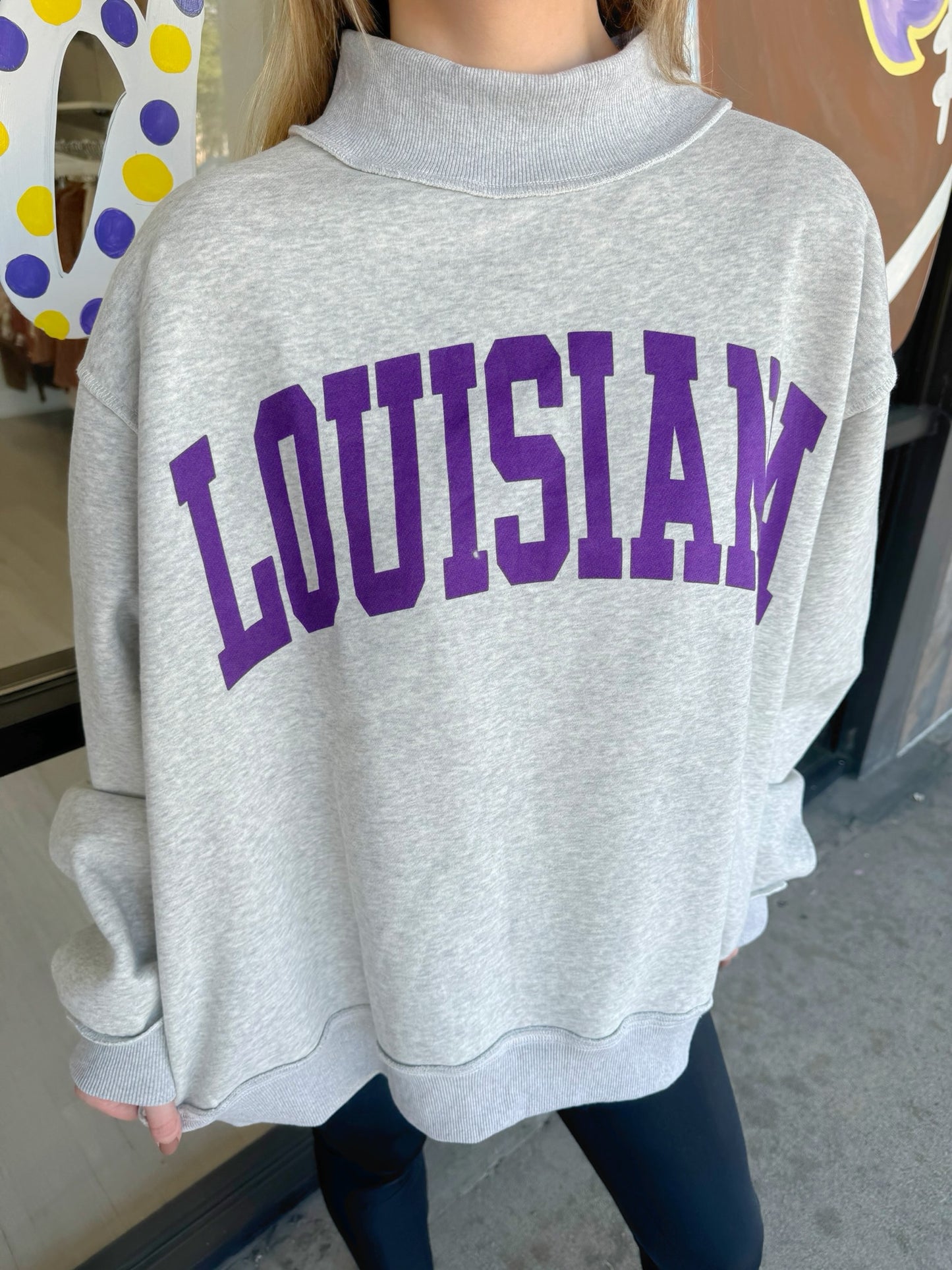 LA & Tigers Reversible Mock Neck