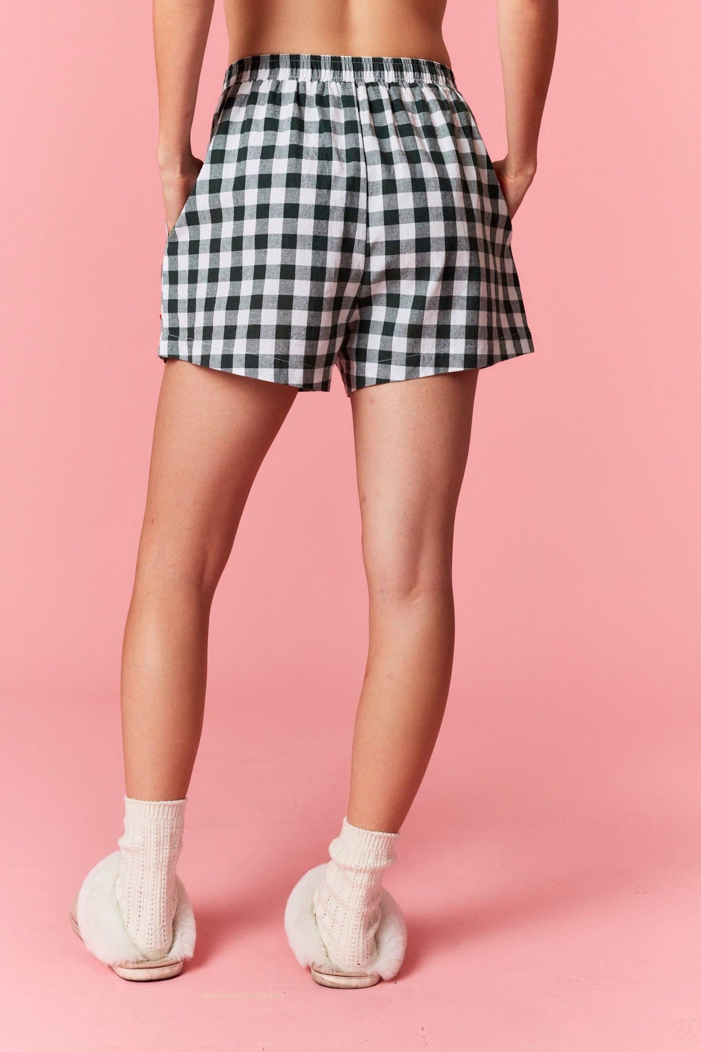 holiday shorts, gingham shorts, trending boxer shorts