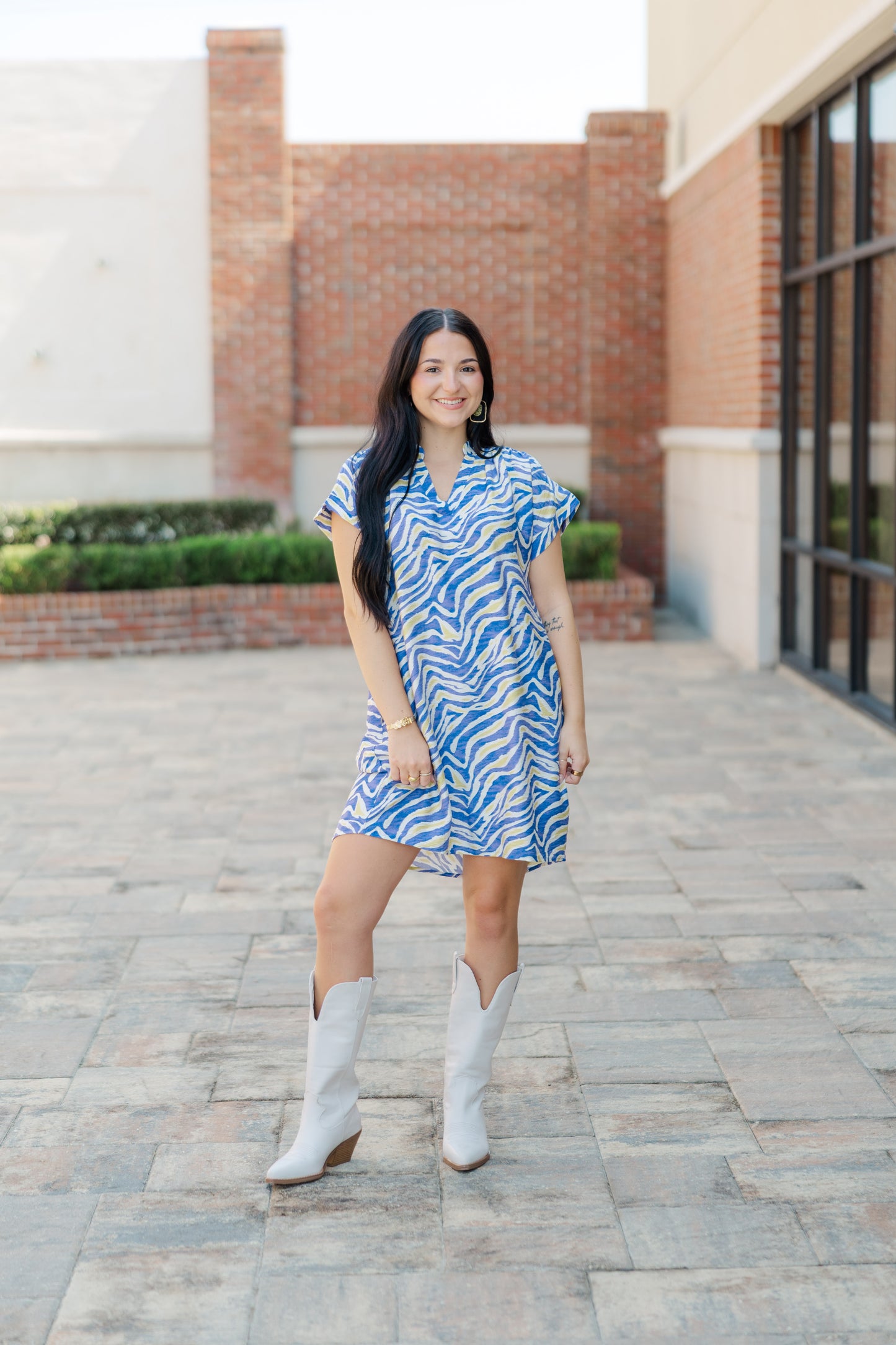 Tori Dress Tiger Print