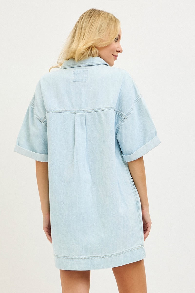 Denim Shirt Dress