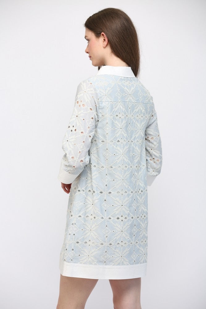 Elisa Eyelet Shift Dress