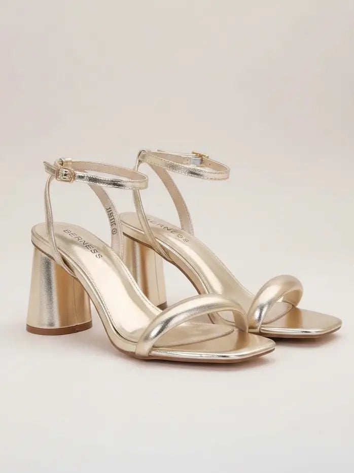Jasmine Ankle Strap Block Heels
