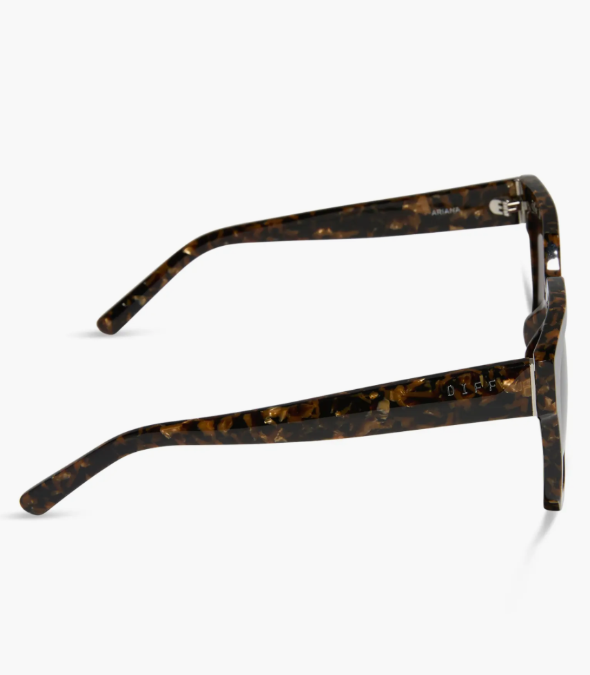 Ariana Diff Sunglasses - Glitter Tortoise
