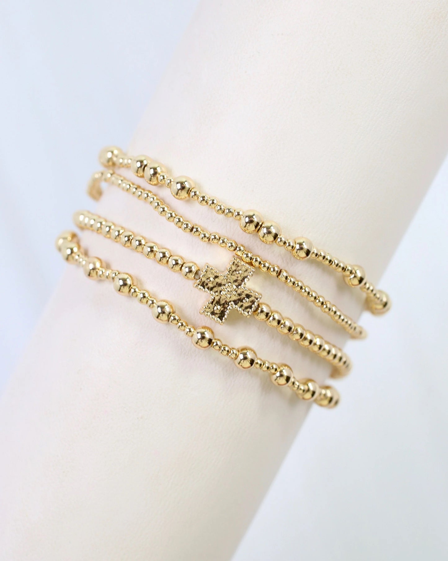 Altus Beaded Cross Bracelet Set