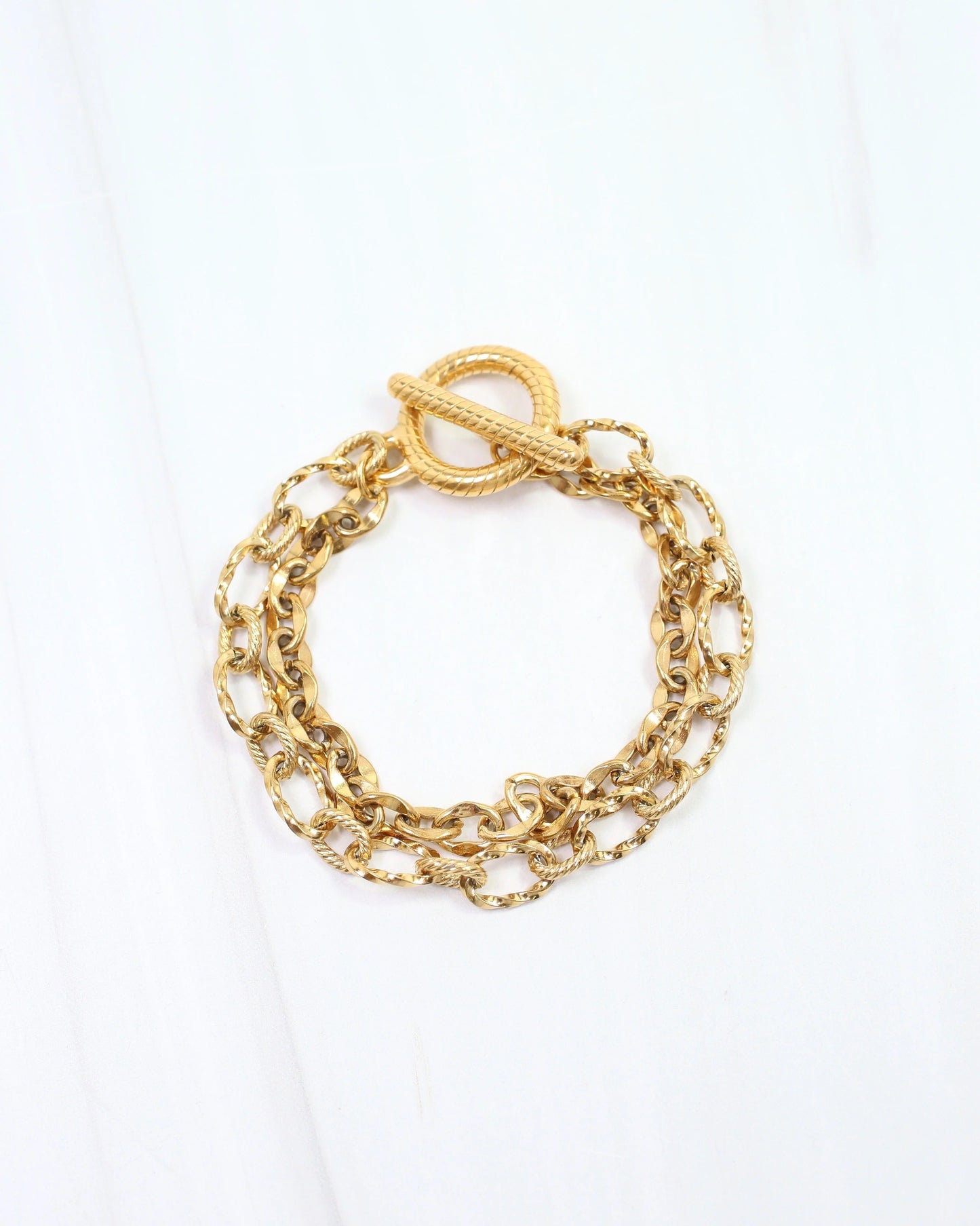 Kennon Double Strand Link Bracelet