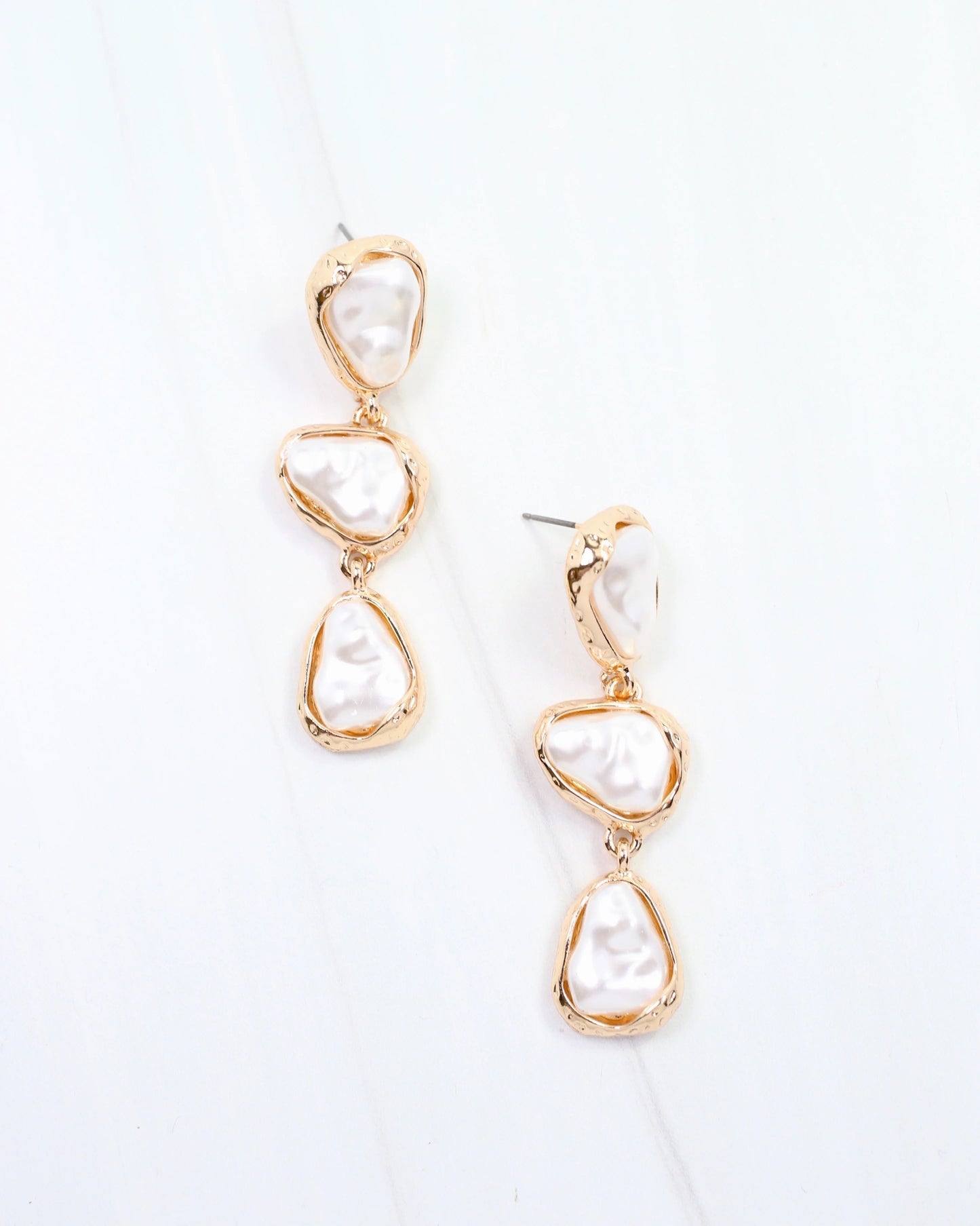 Clara Baroque Pearl Earrings