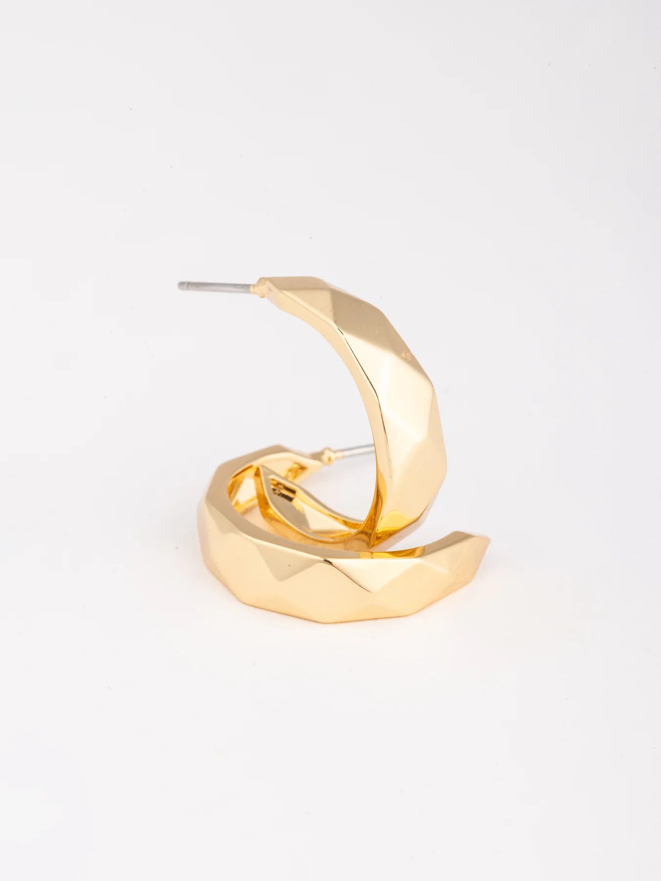 Rhodes Hoop Earring