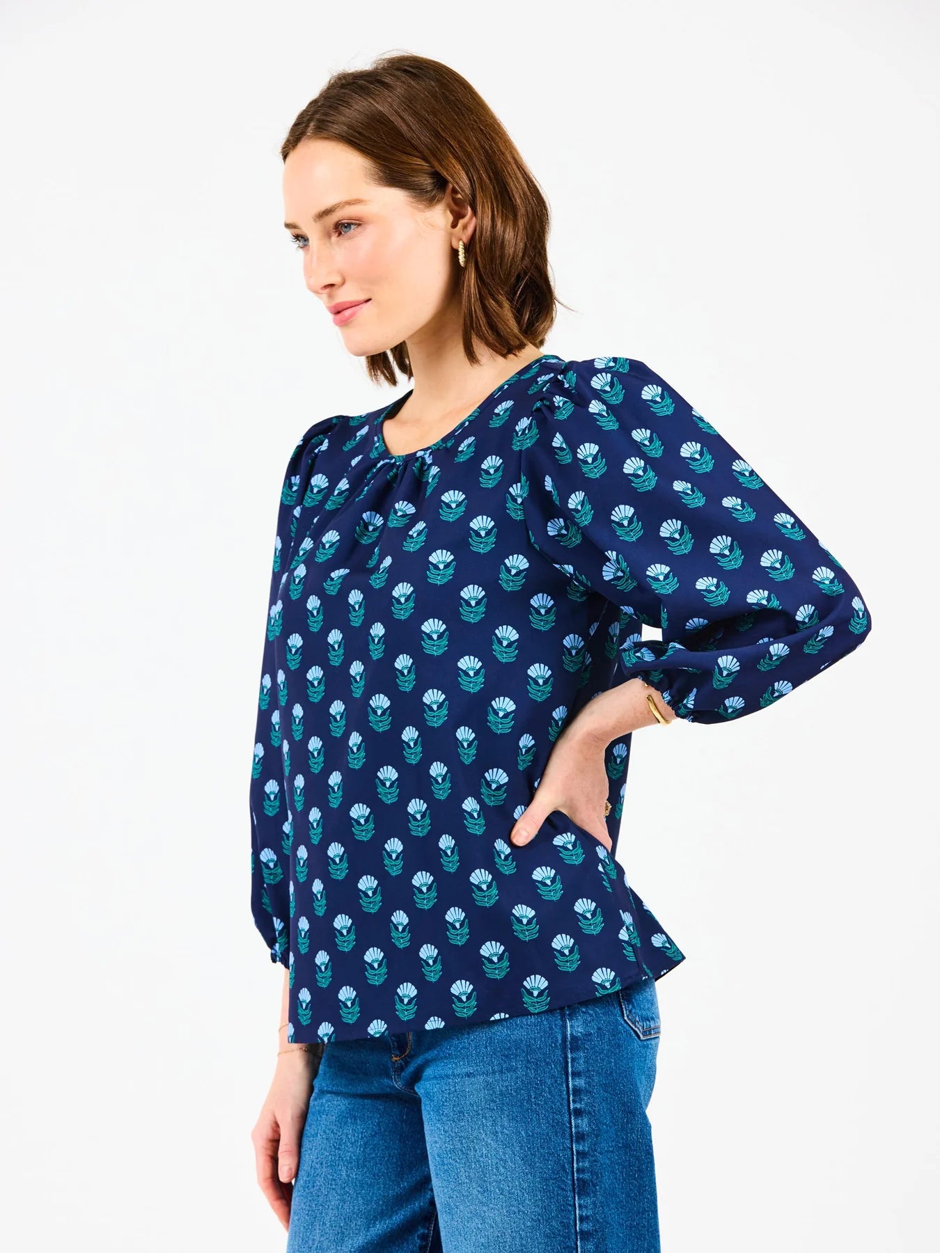 Floral Azalea Top