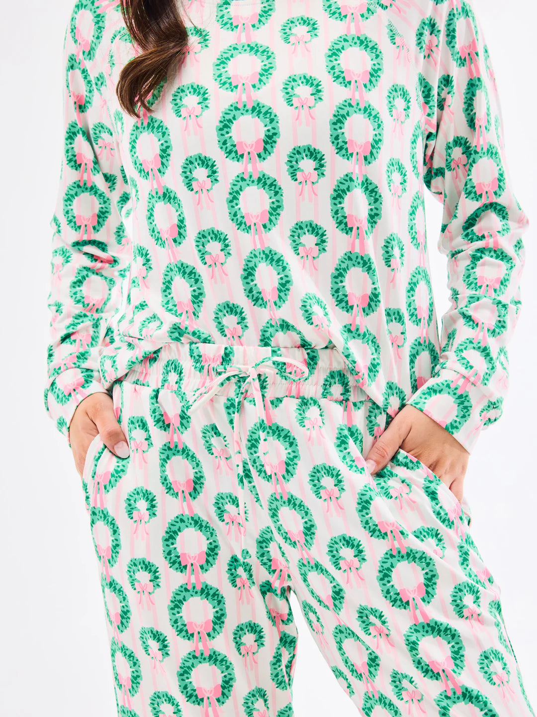 Rosy Wreaths PJ Set