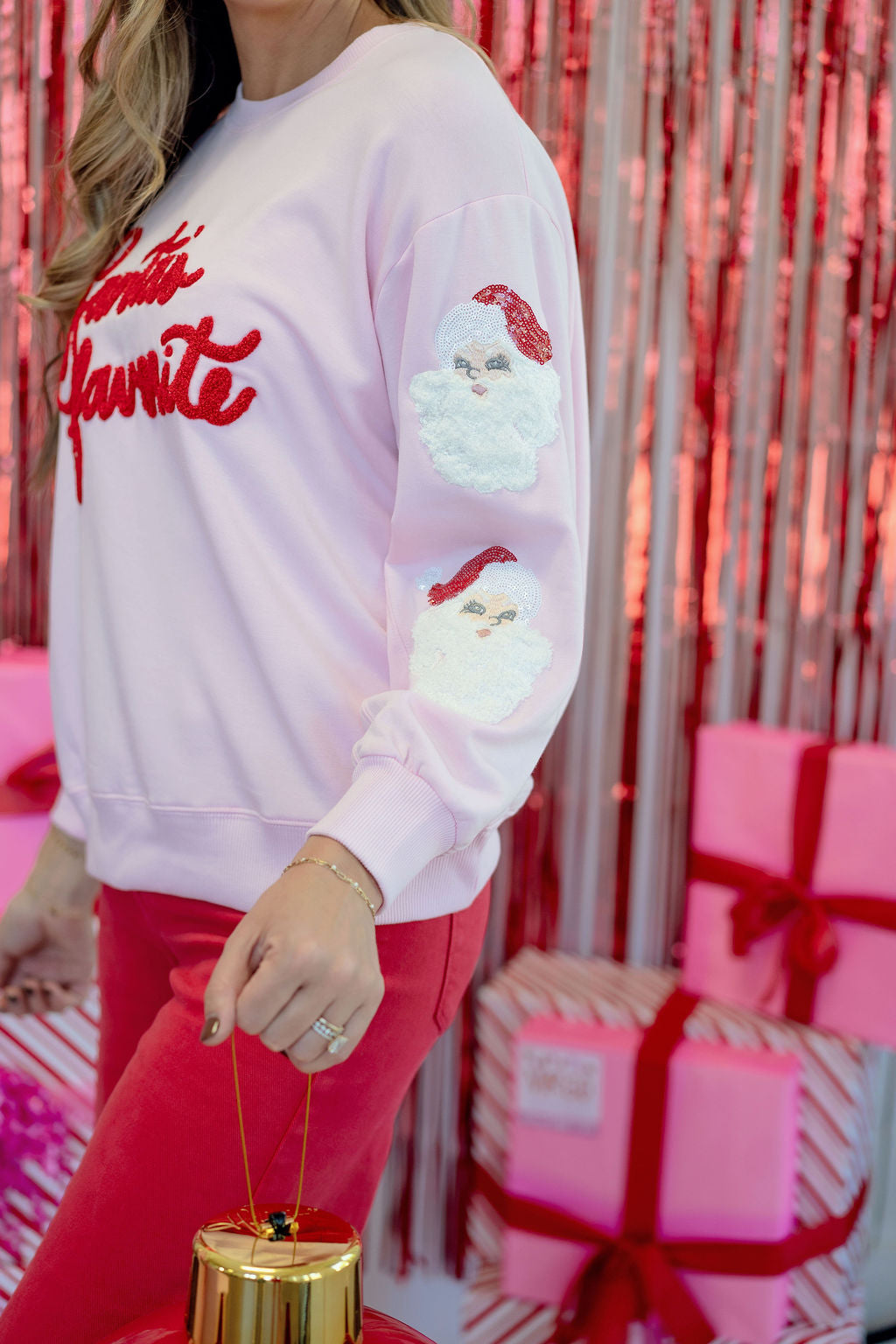 Holiday Sweater, Christmas Sweater, Merry Square, Trendy Holiday Sweater, Boujee Christmas Sweater