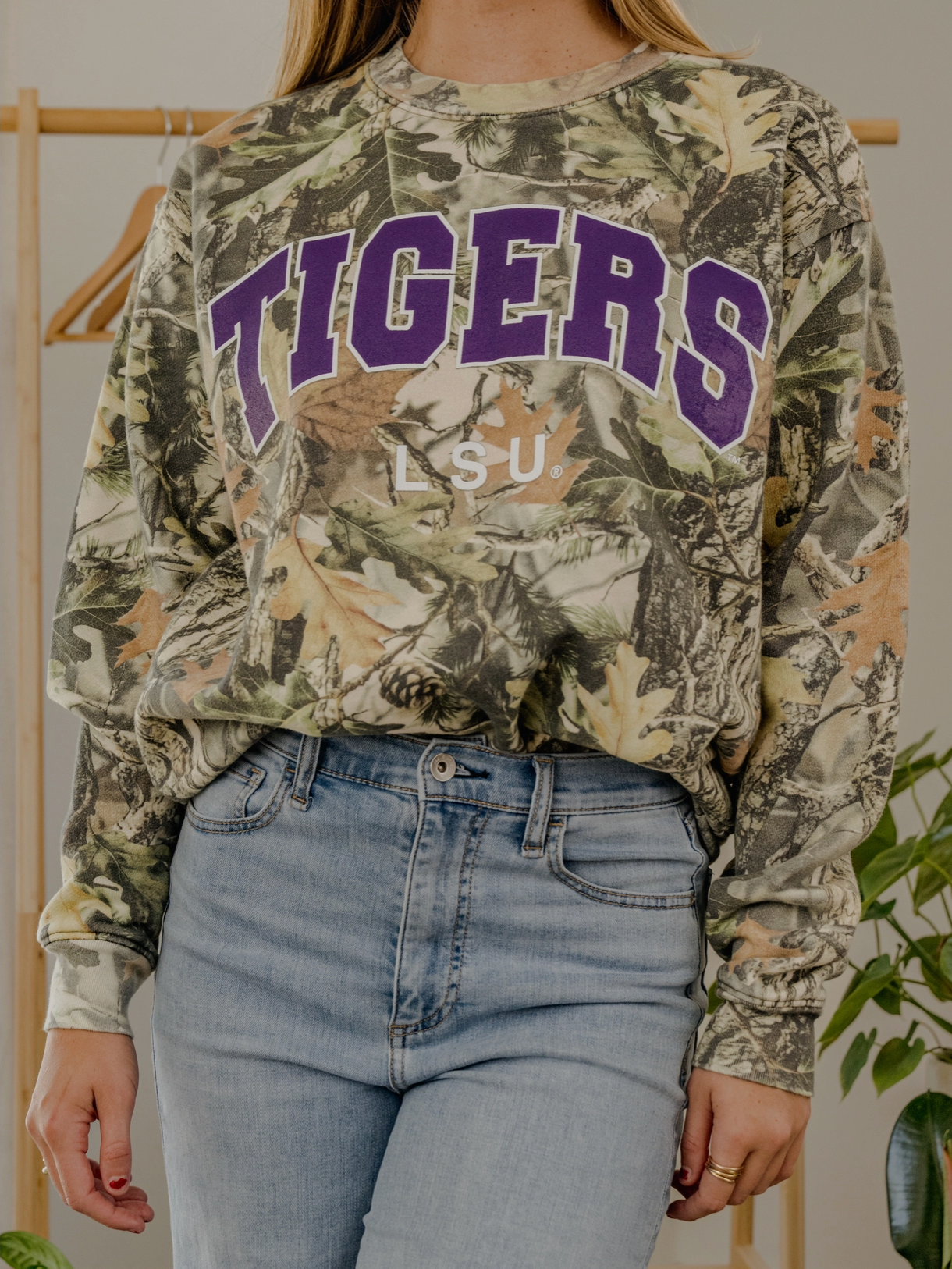 LSU Camo Sweatshirt