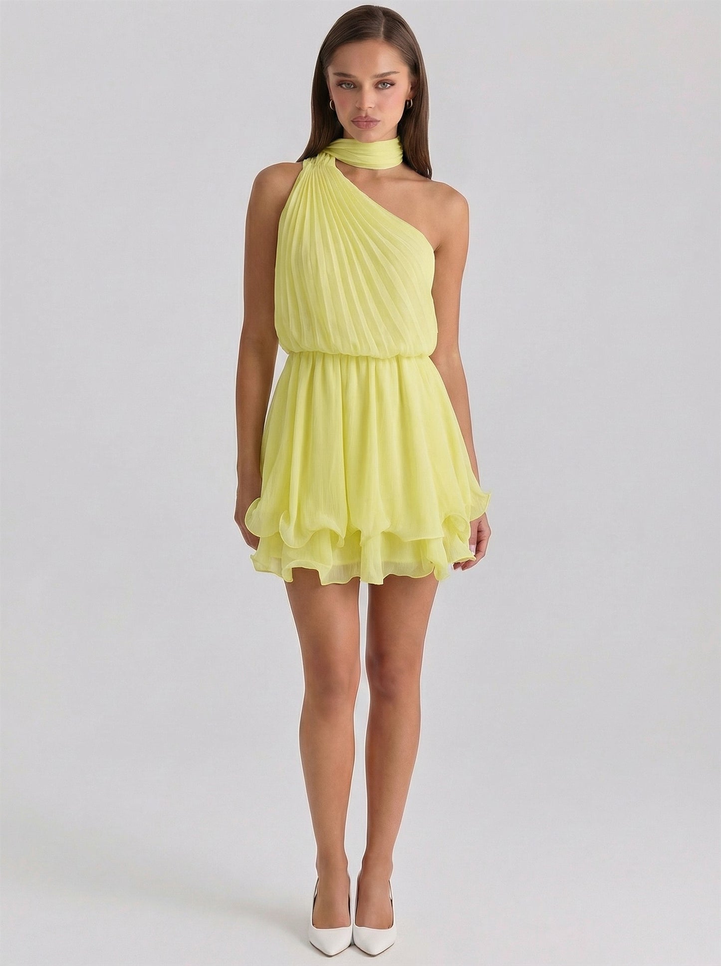Brynna Ruffle Mini Dress