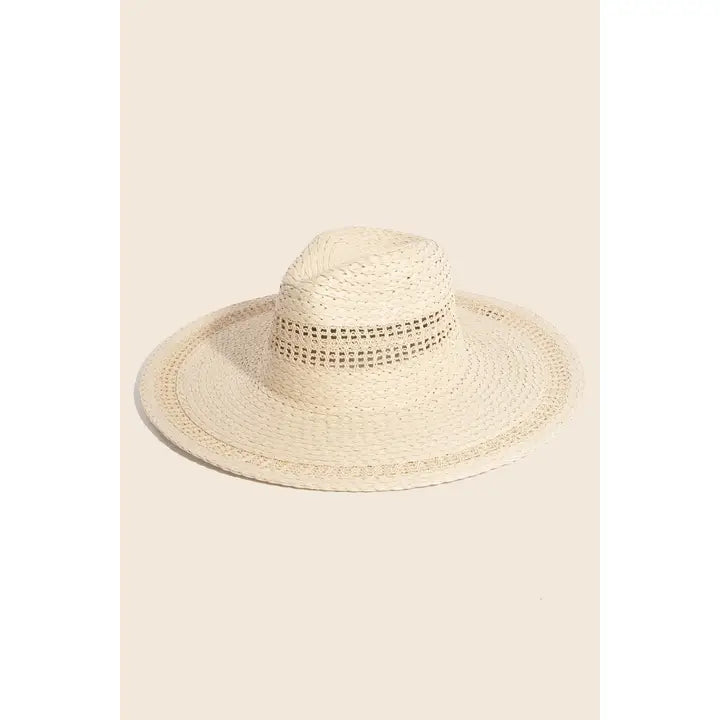 Boho Brim Straw Hat
