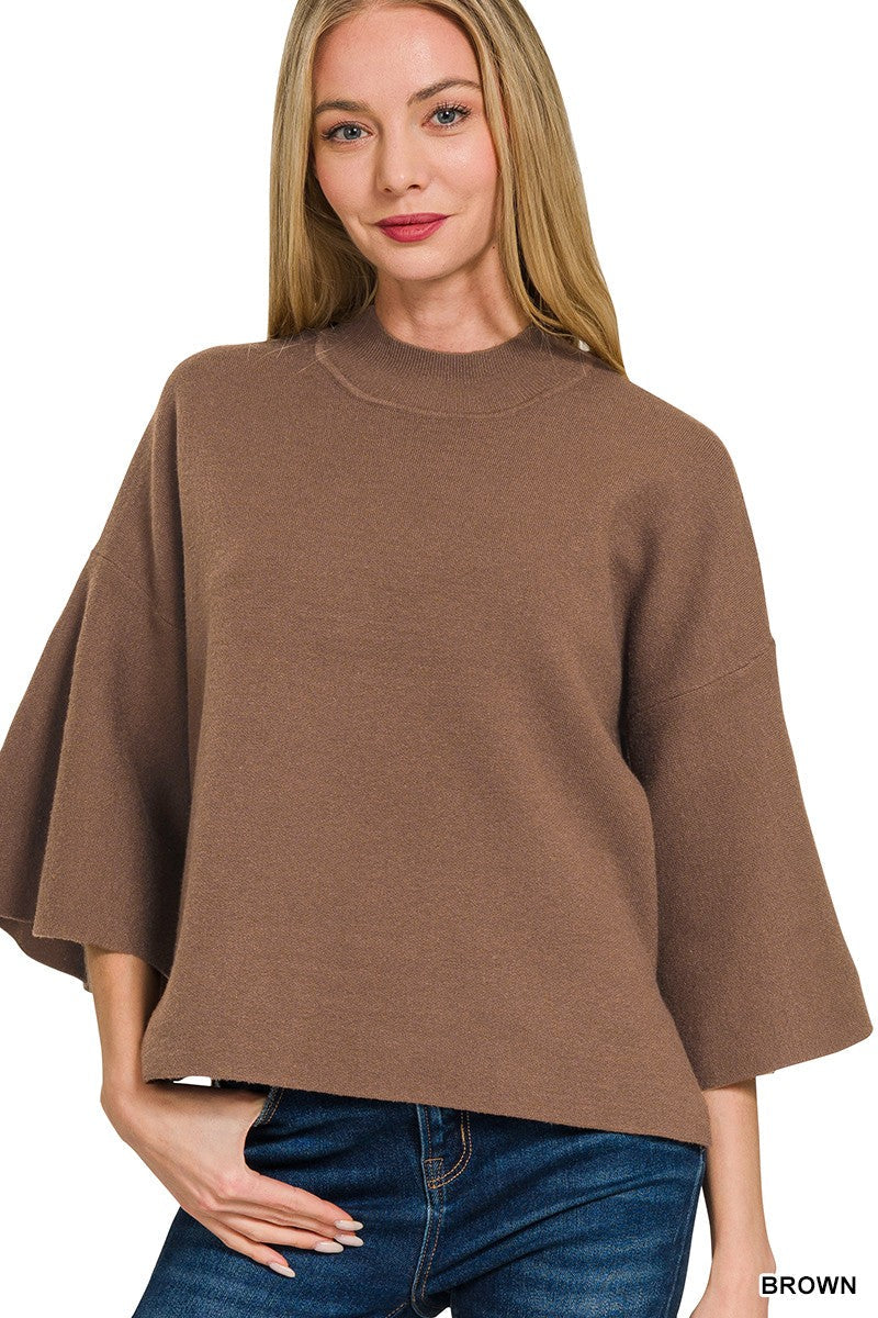 Bell Sleeve Sweater