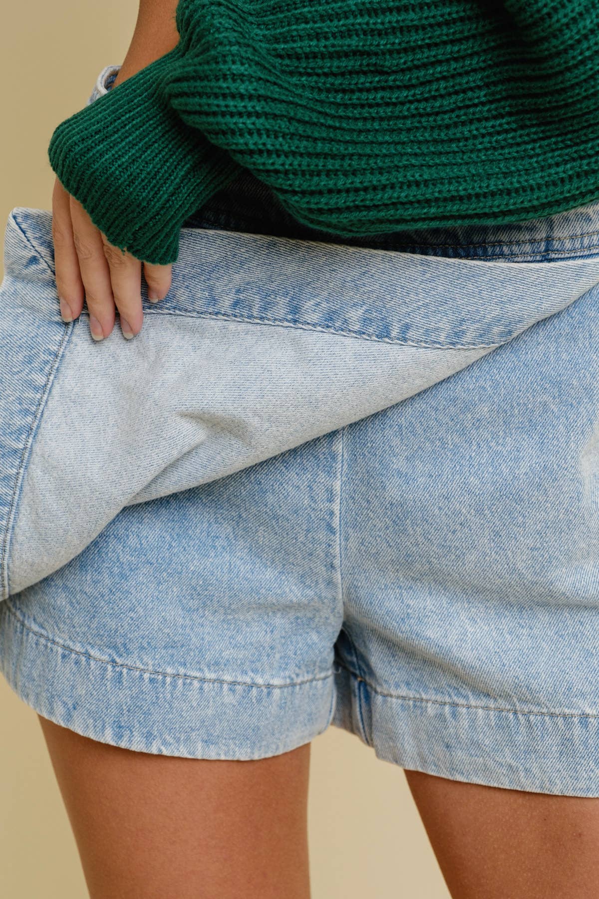Dixie Denim Wrap Skort