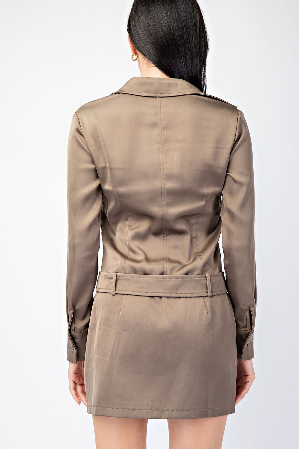 Low Waist Shirt Dress