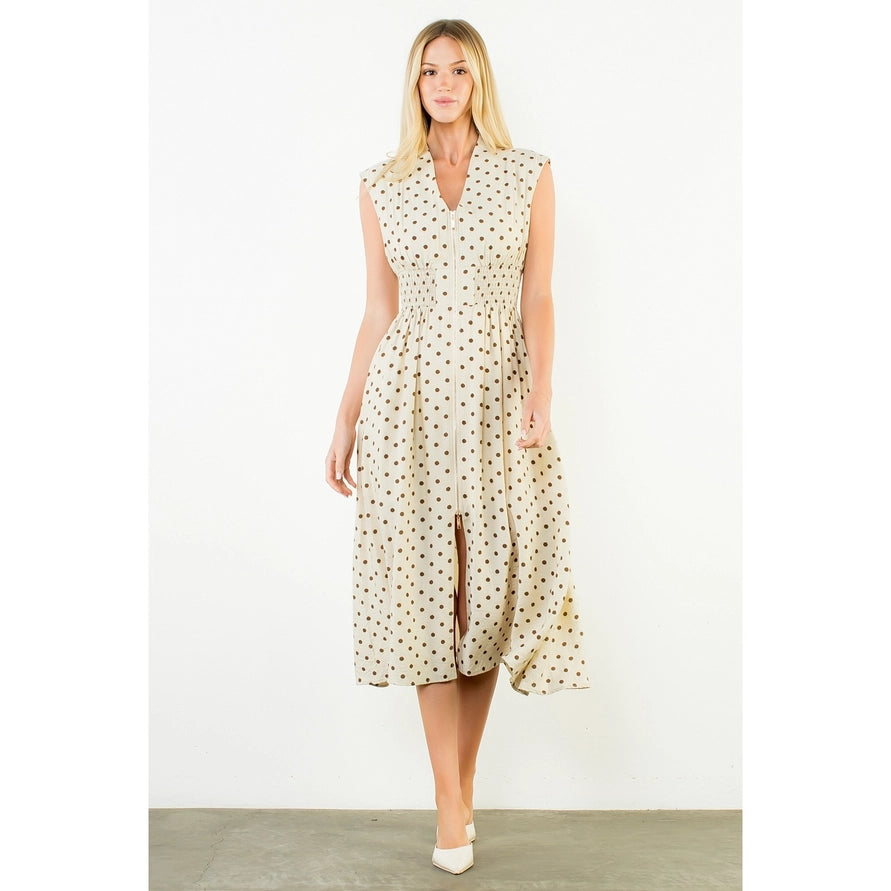 Marie Polka Dot Dress