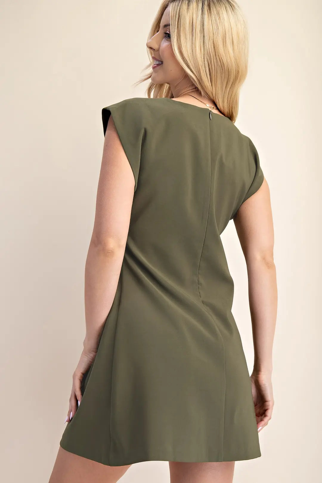 Veronica Pleated Mini Dress