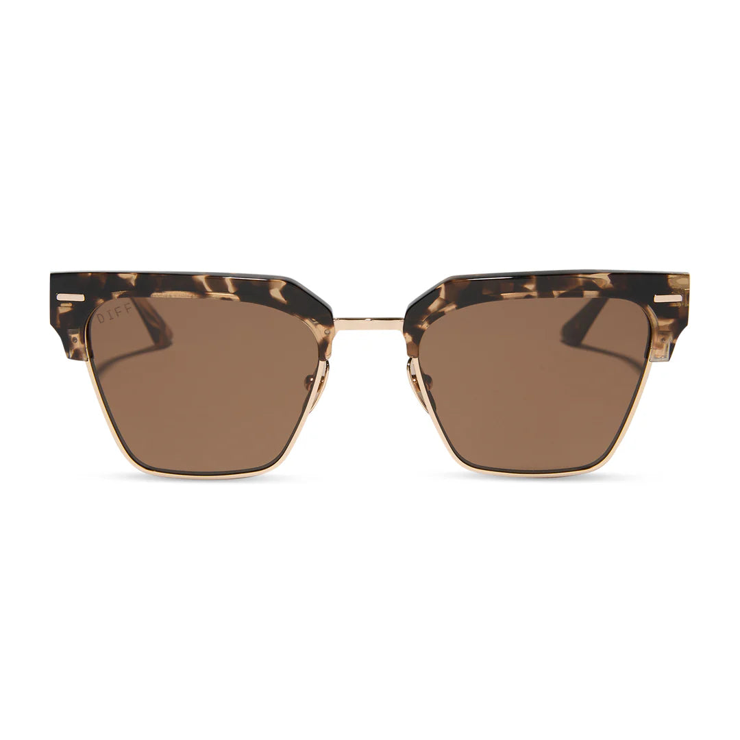 Capri Diff Sunglasses - Espresso Tortoise