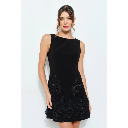 Floral Applique Dress