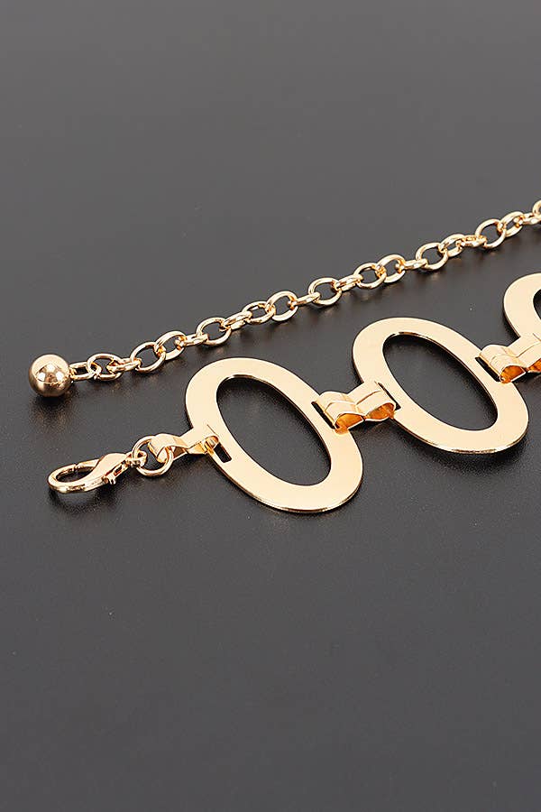 Geometric Disc Waist Belt