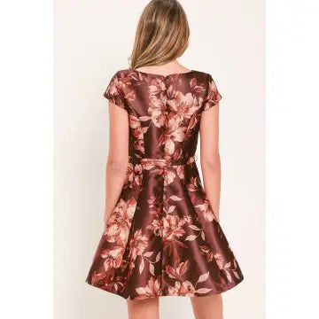 Mikayla Floral Belted Dress