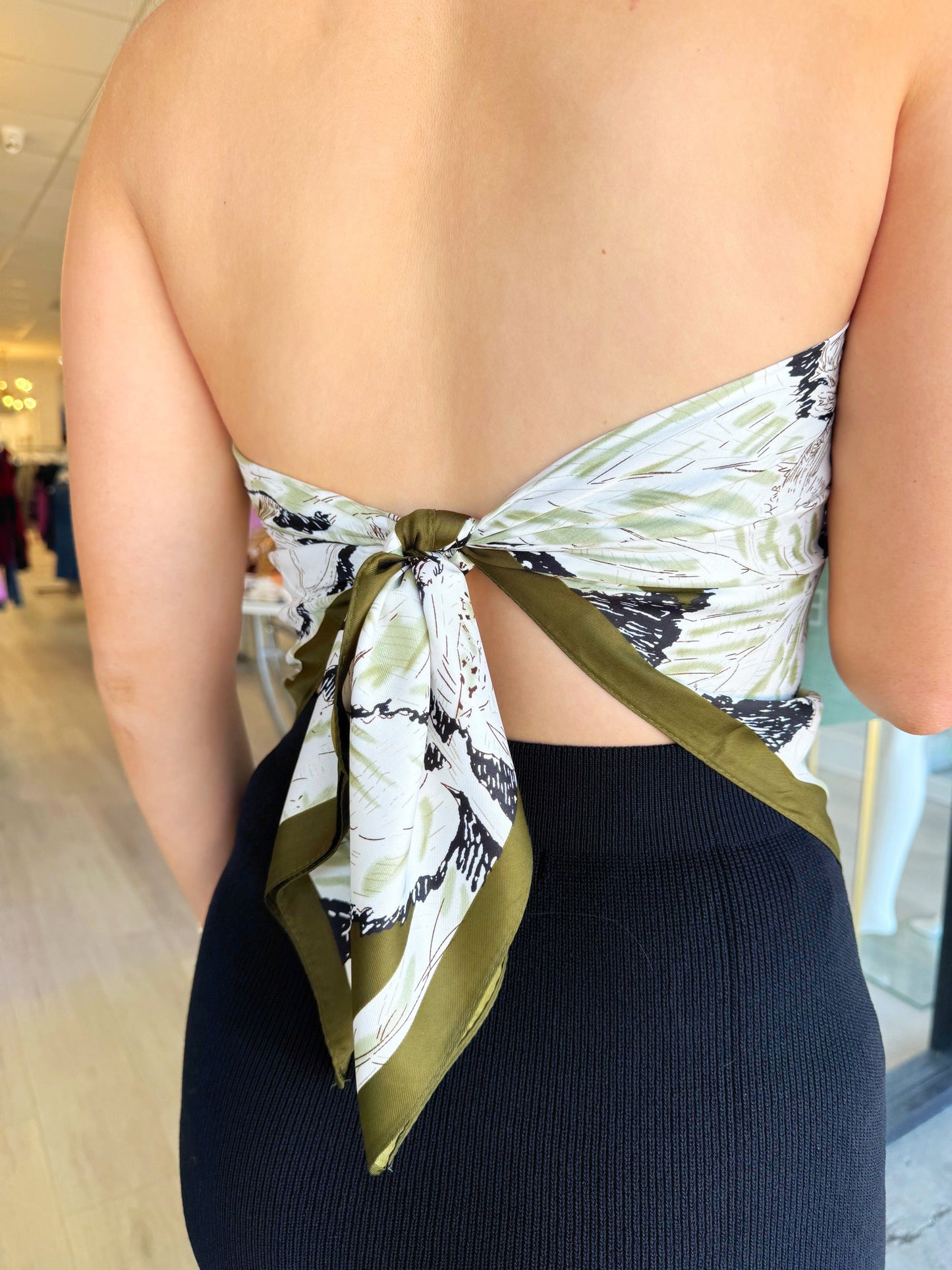 Astract Floral Scarf