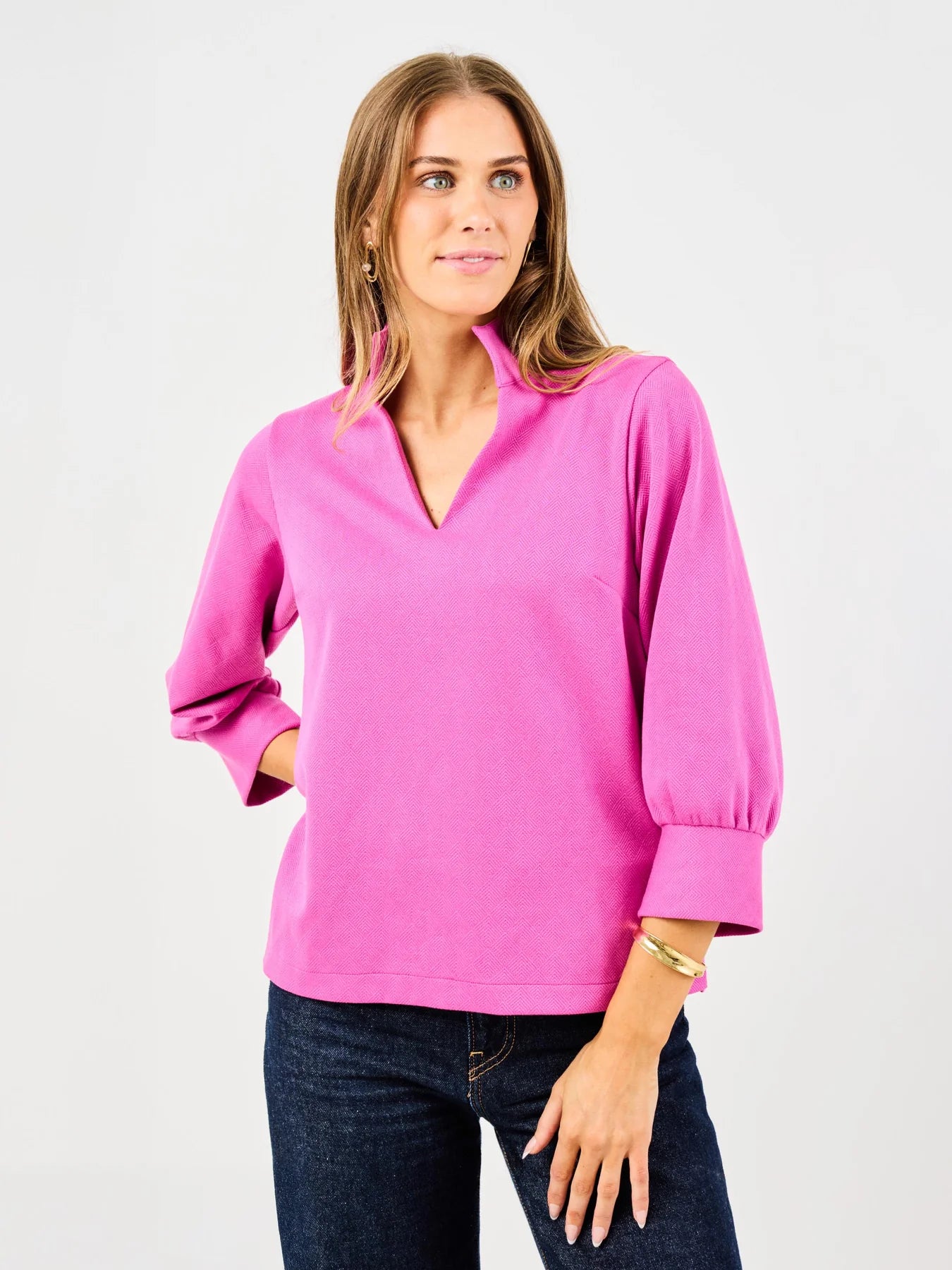 sweater top, long sleeve blouse, pink top, long sleeve top