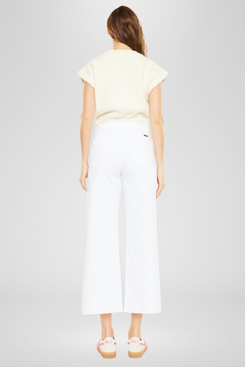 Gemma High Rise Crop Wide Leg Jeans