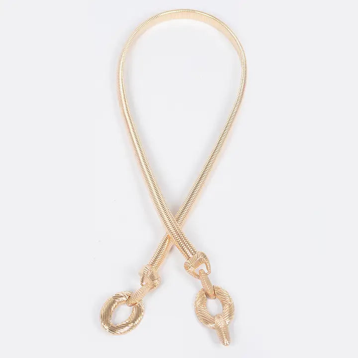 Mona Metal Stretch Belt